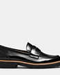COACH®,IDA LOAFER,Mixed Material,Black,Angle View