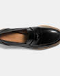 COACH®,IDA LOAFER,Mixed Material,Black,Inside View,Top View