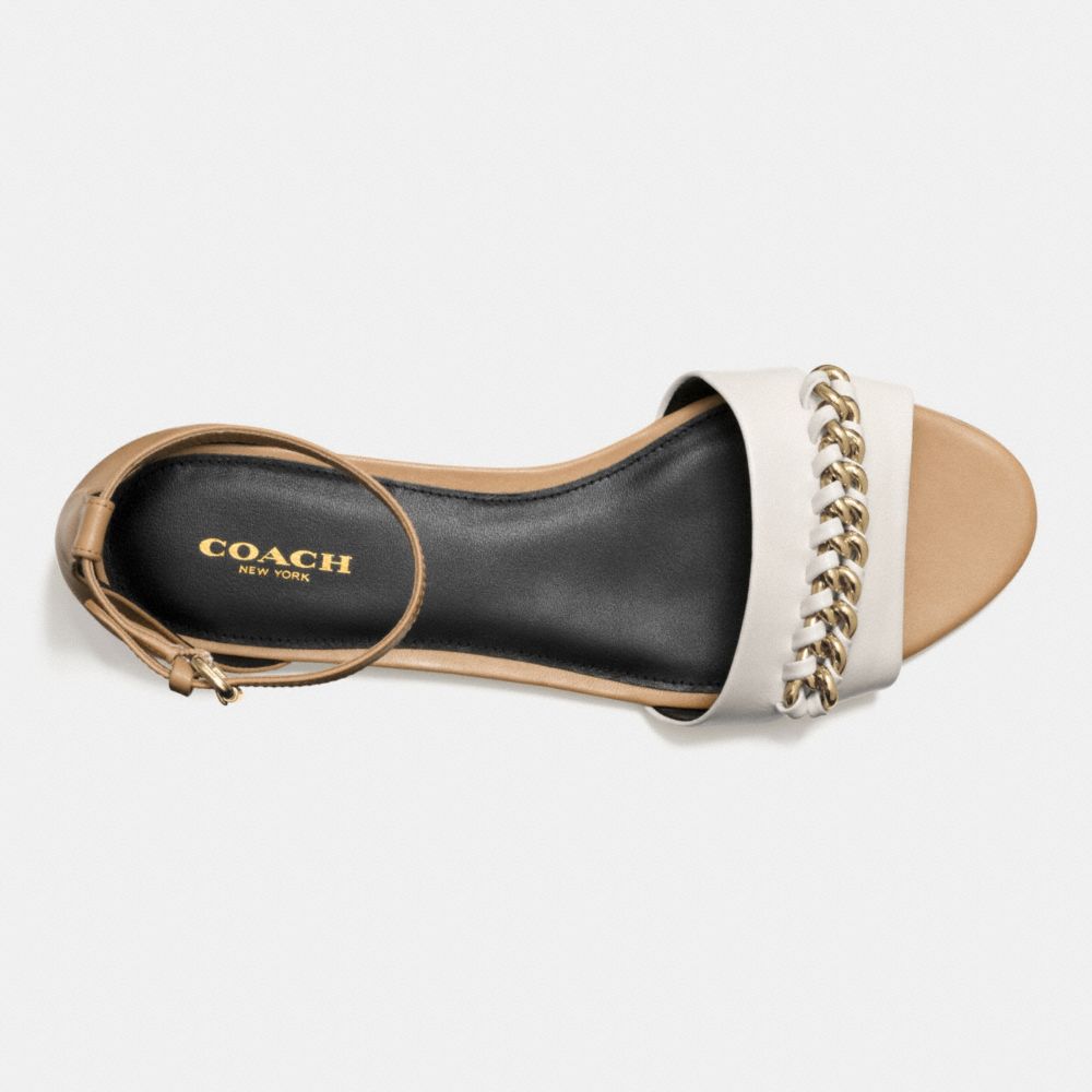COACH®,Seabreeze Sandal,,Inside View,Top View