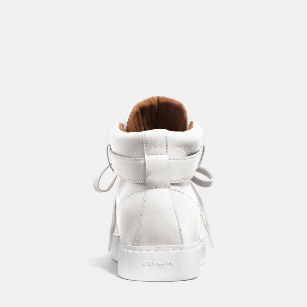 COACH®,RICHMOND SWAGGER SNEAKER,Leather,White,Alternate View