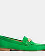 COACH®,KIMMIE LOAFER,Suede,GREEN,Angle View