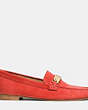 COACH®,KIMMIE LOAFER,Suede,Watermelon,Angle View
