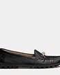 COACH®,ARLENE MOCCASIN,Leather,Black,Angle View