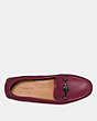 COACH®,ARLENE MOCCASIN,Leather,Burgundy,Inside View,Top View