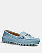 COACH®,ARLENE MOCCASIN,Leather,CORNFLOWER,Front View