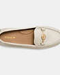 COACH®,ARLENE MOCCASIN,Leather,Chalk,Inside View,Top View