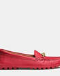 COACH®,ARLENE MOCCASIN,Leather,True Red,Angle View