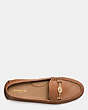 COACH®,ARLENE MOCCASIN,Leather,Saddle,Inside View,Top View