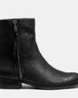 COACH®,AUBURN BOOT,Leather,Black,Angle View