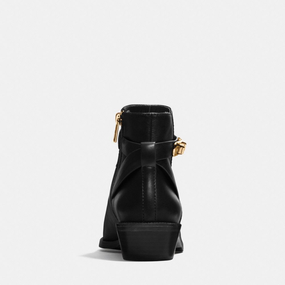 COACH®,COLEEN BOOTIE,Leather,Black,Alternate View