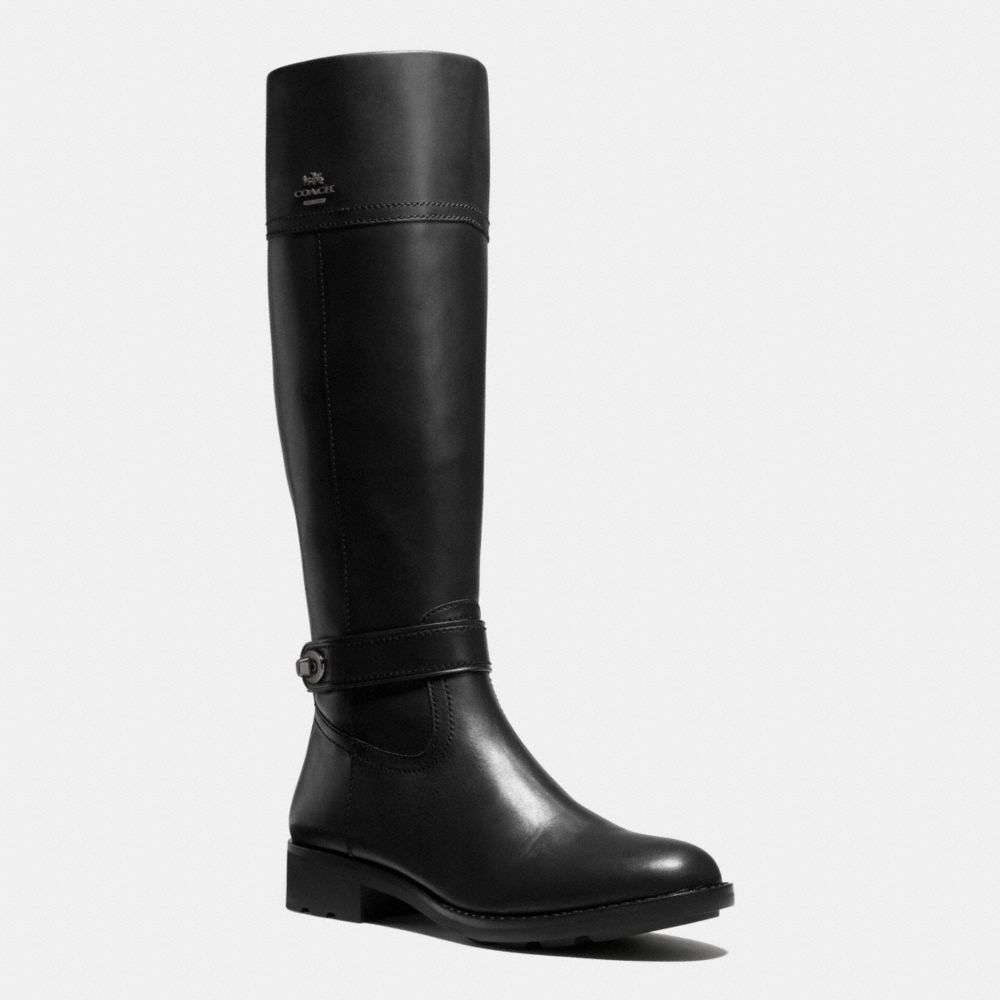 Coach extended calf store boots