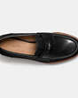 COACH®,INDIE LOAFER,Leather,Black,Inside View,Top View