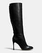 COACH®,NICKIE BOOT,Leather,Black,Angle View
