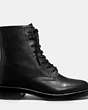 COACH®,EDDISON BOOT,Leather,Black,Angle View