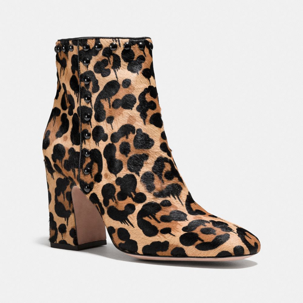 Felicia Bootie With Camo Print