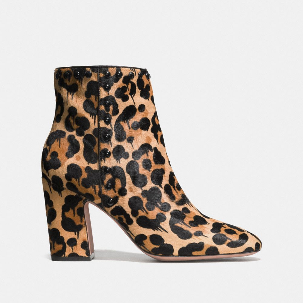 Felicia Bootie With Camo Print