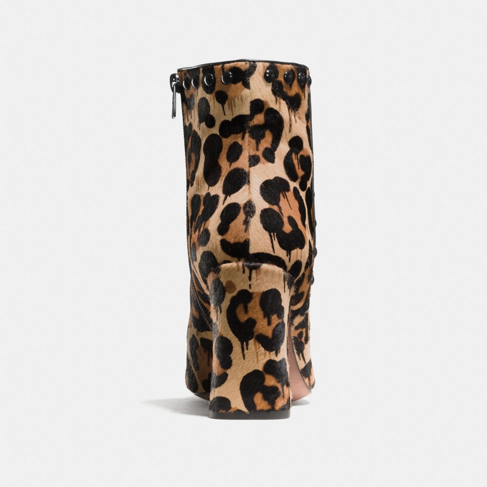 COACH®,FELICIA BOOTIE WITH CAMO PRINT,Haircalf,Natural,Alternate View