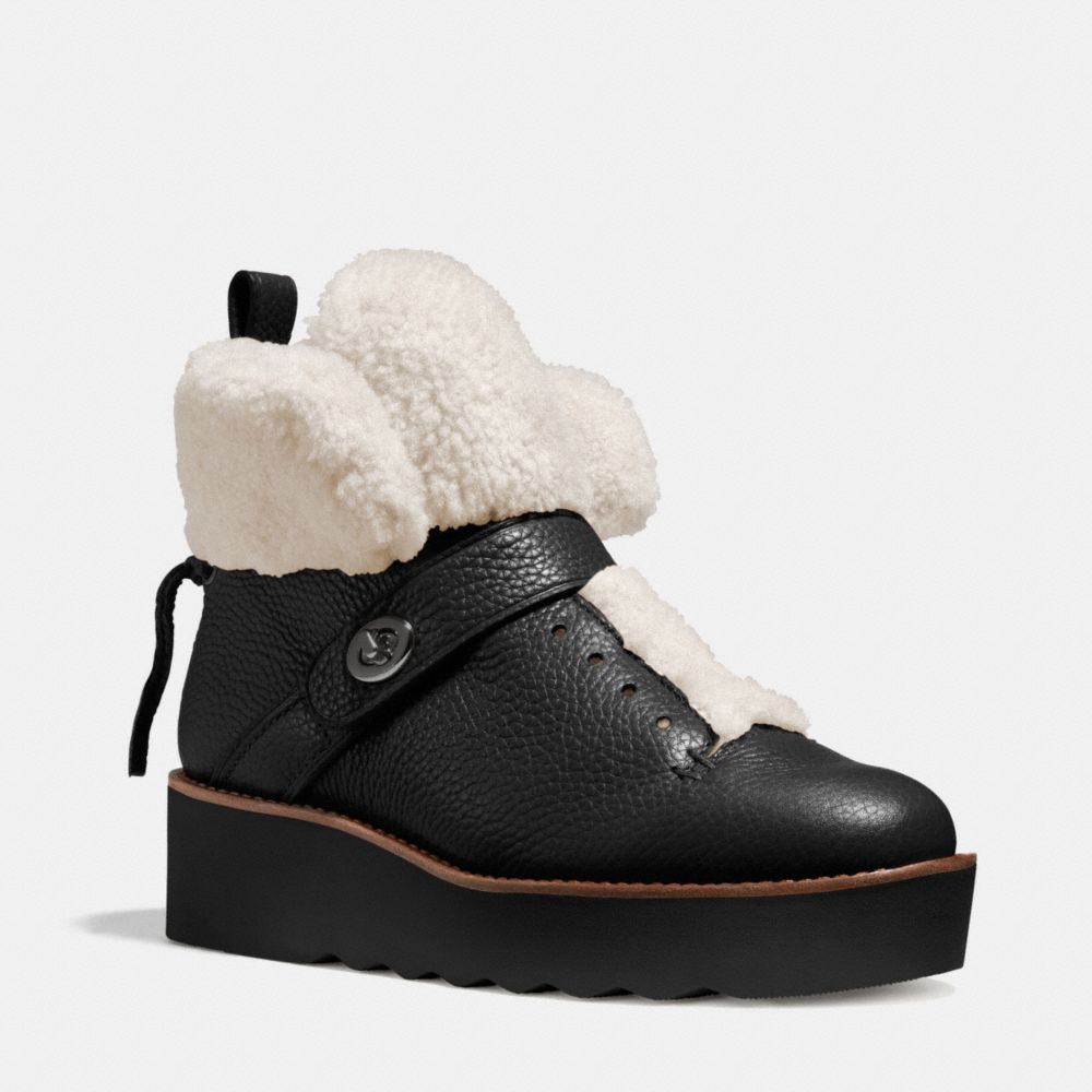 Coach City Hiker With Shearling