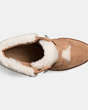 COACH®,KENNA BOOTIE,Mixed Material,CAMEL/NATURAL,Inside View,Top View