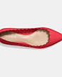 COACH®,JILL FLAT,Leather,True Red,Inside View,Top View