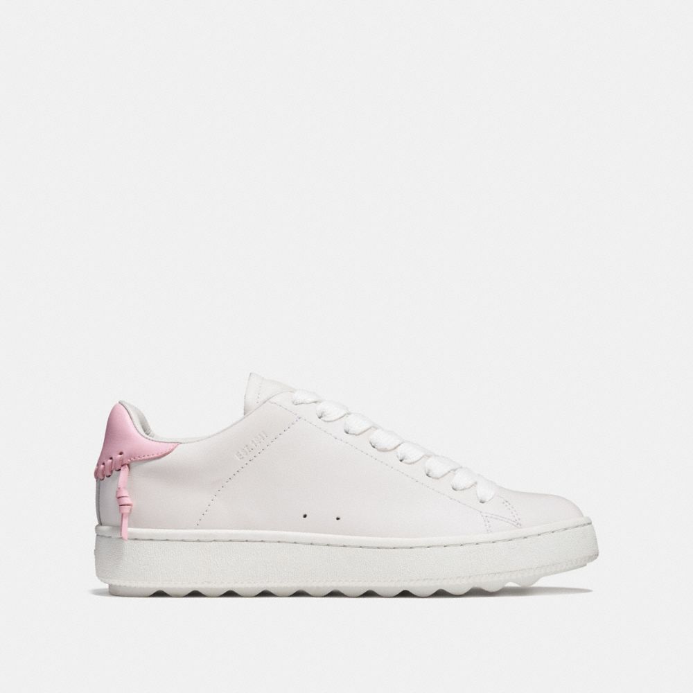 Coach c101 low top sneaker pink on sale