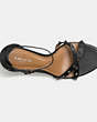 COACH®,MAY HEEL,Leather,Black,Inside View,Top View