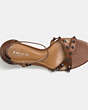 COACH®,MAY HEEL,Leather,Saddle,Inside View,Top View