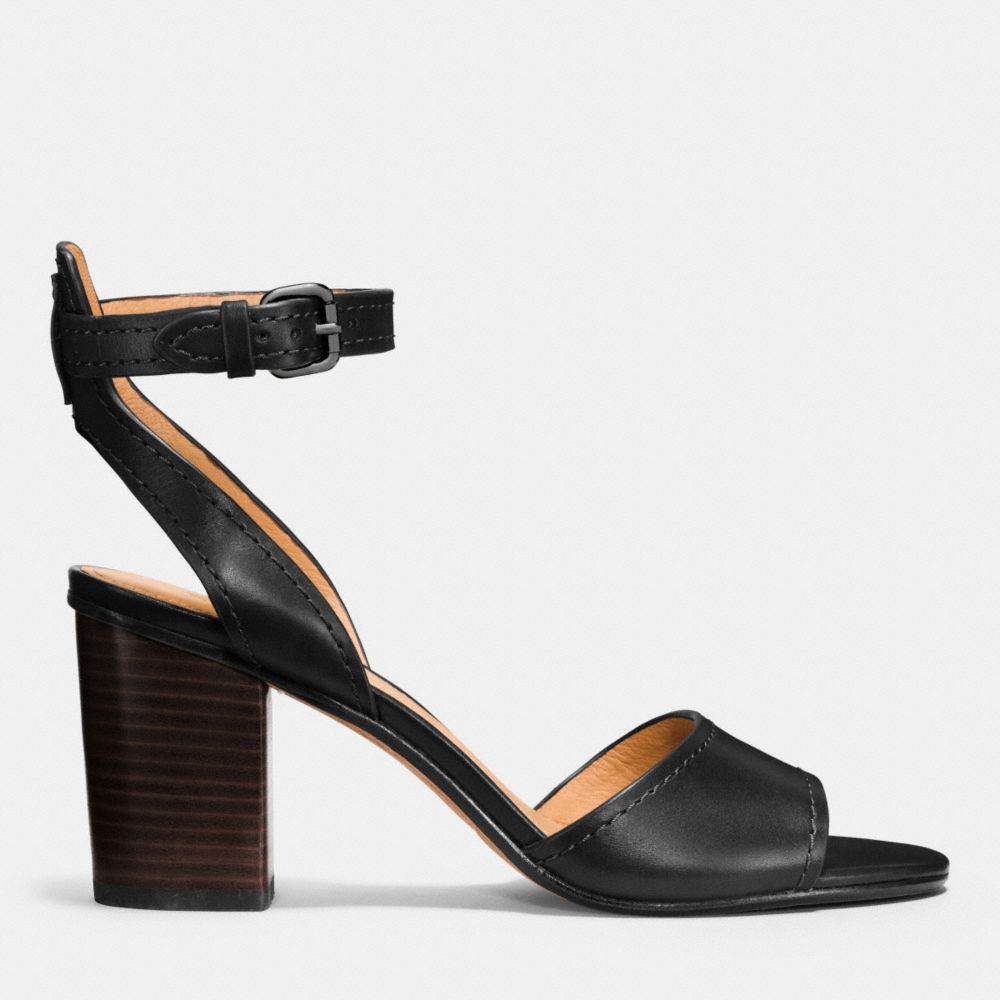 【注目】COACH Piper Sandal サンダル607黒24cm 注目】COACH Piper Sandal サンダル607黒24cm (Coach/シューズ
