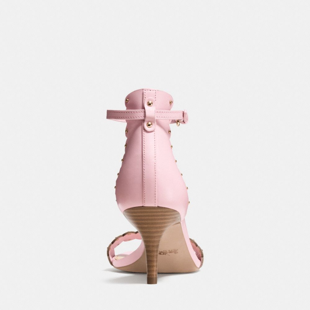 COACH®,MONICA HEEL,Leather,Petal,Alternate View