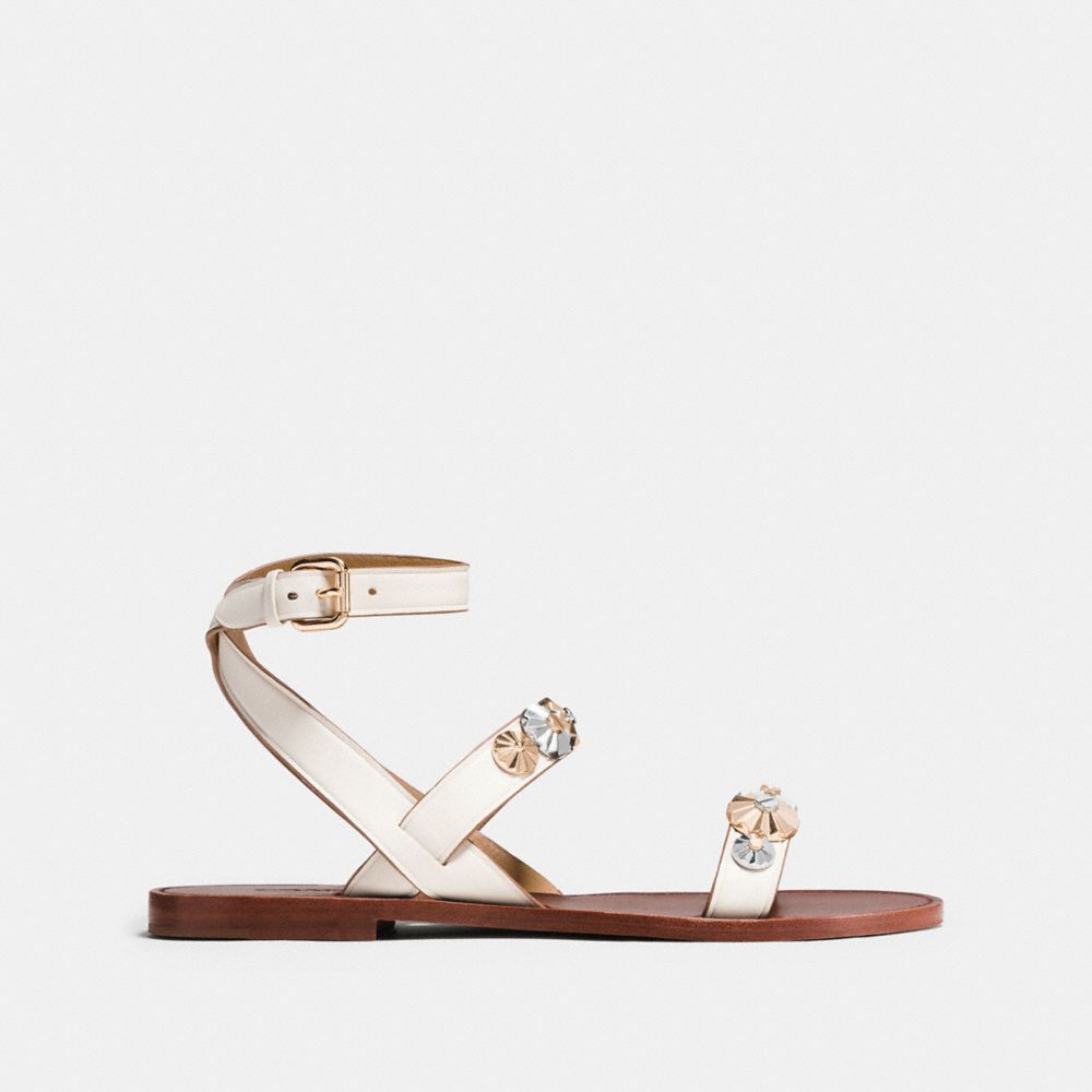 COACH®,Eleanor Sandal,,Angle View