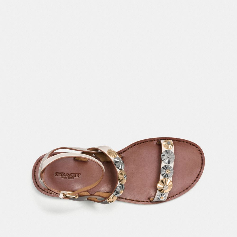 COACH®,Eleanor Sandal,,Inside View,Top View