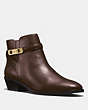 COACH®,COLEEN BOOTIE,Leather,Chestnut,Front View