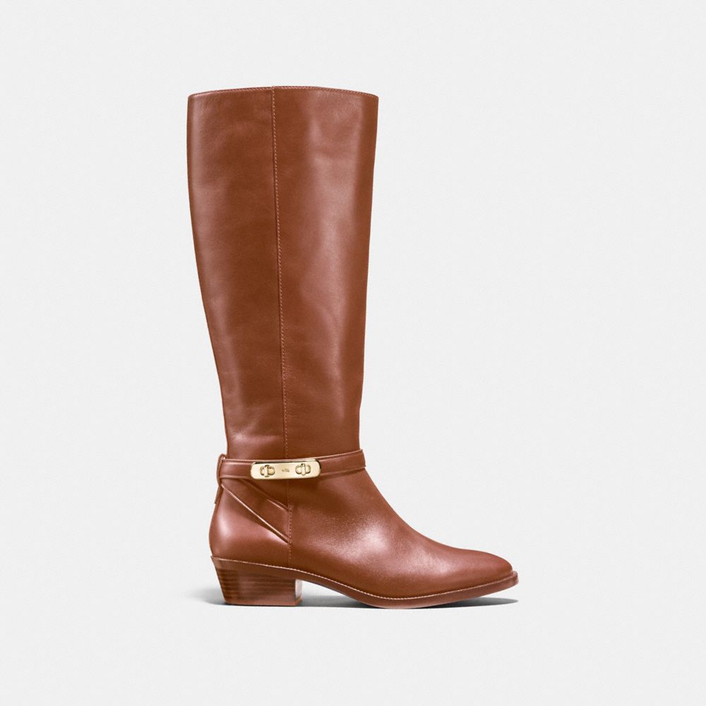 Coach extended calf boots hotsell