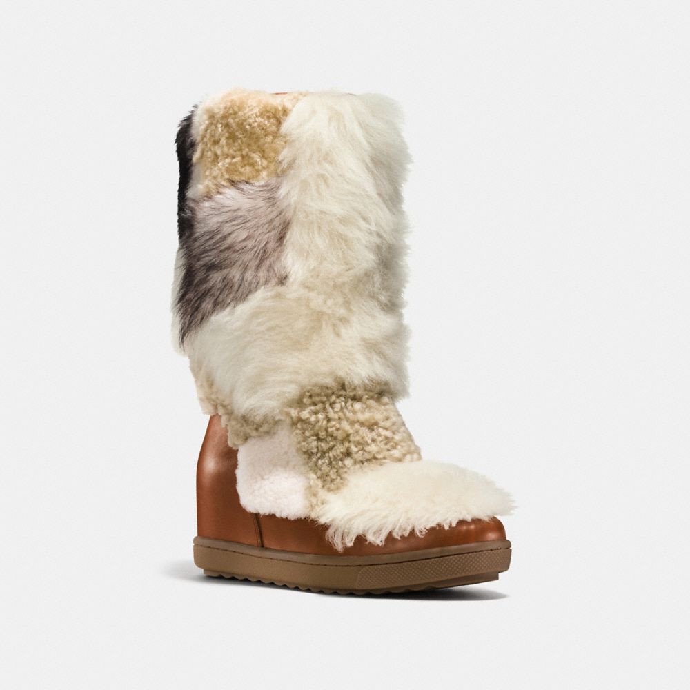 Coach fur clearance boots