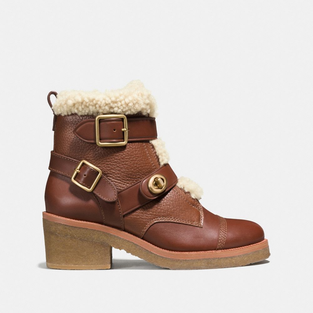 Coach shearling boot hotsell