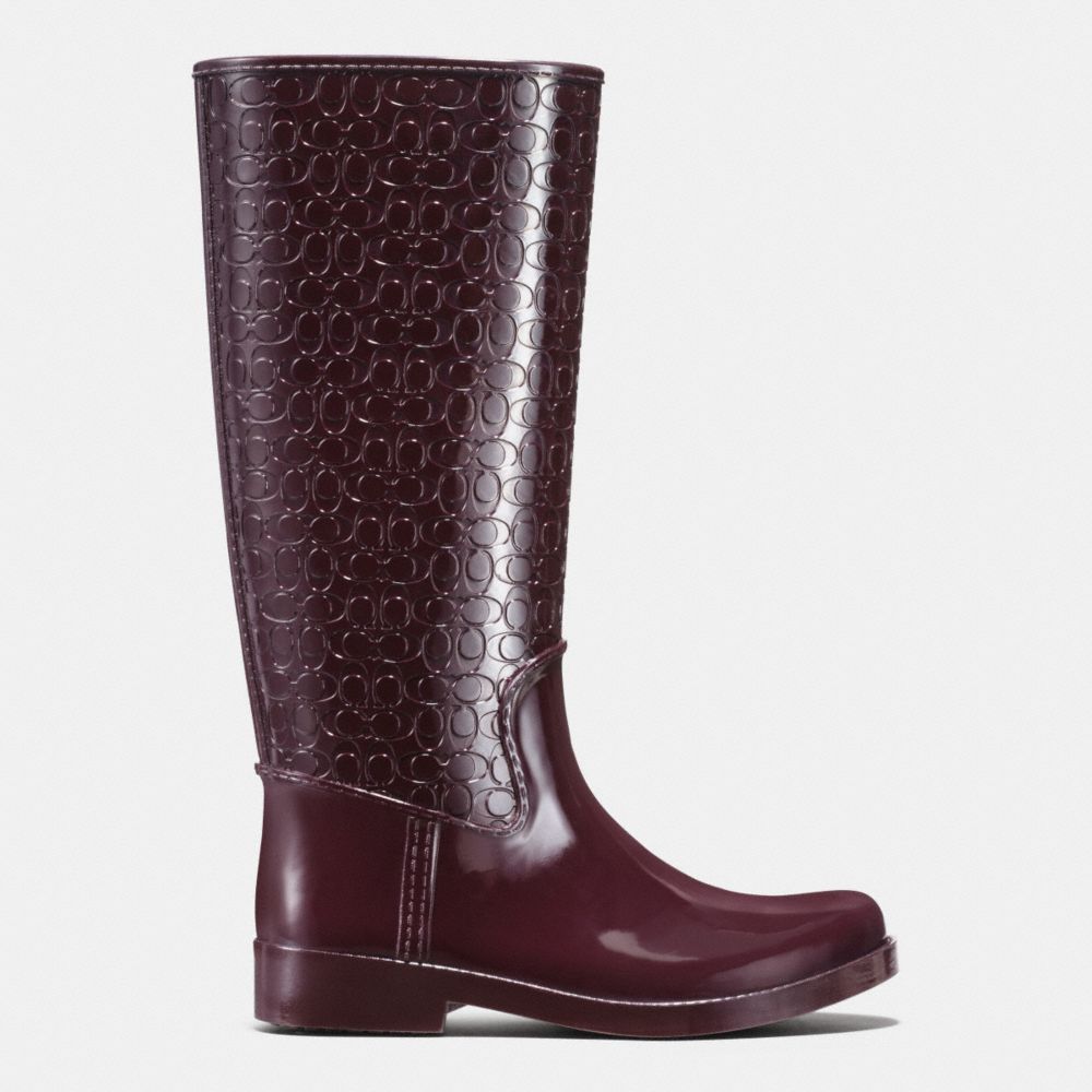 Coach purple hotsell rain boots