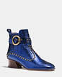 COACH®,CHELSEA BOOT,Leather,NAVY,Front View