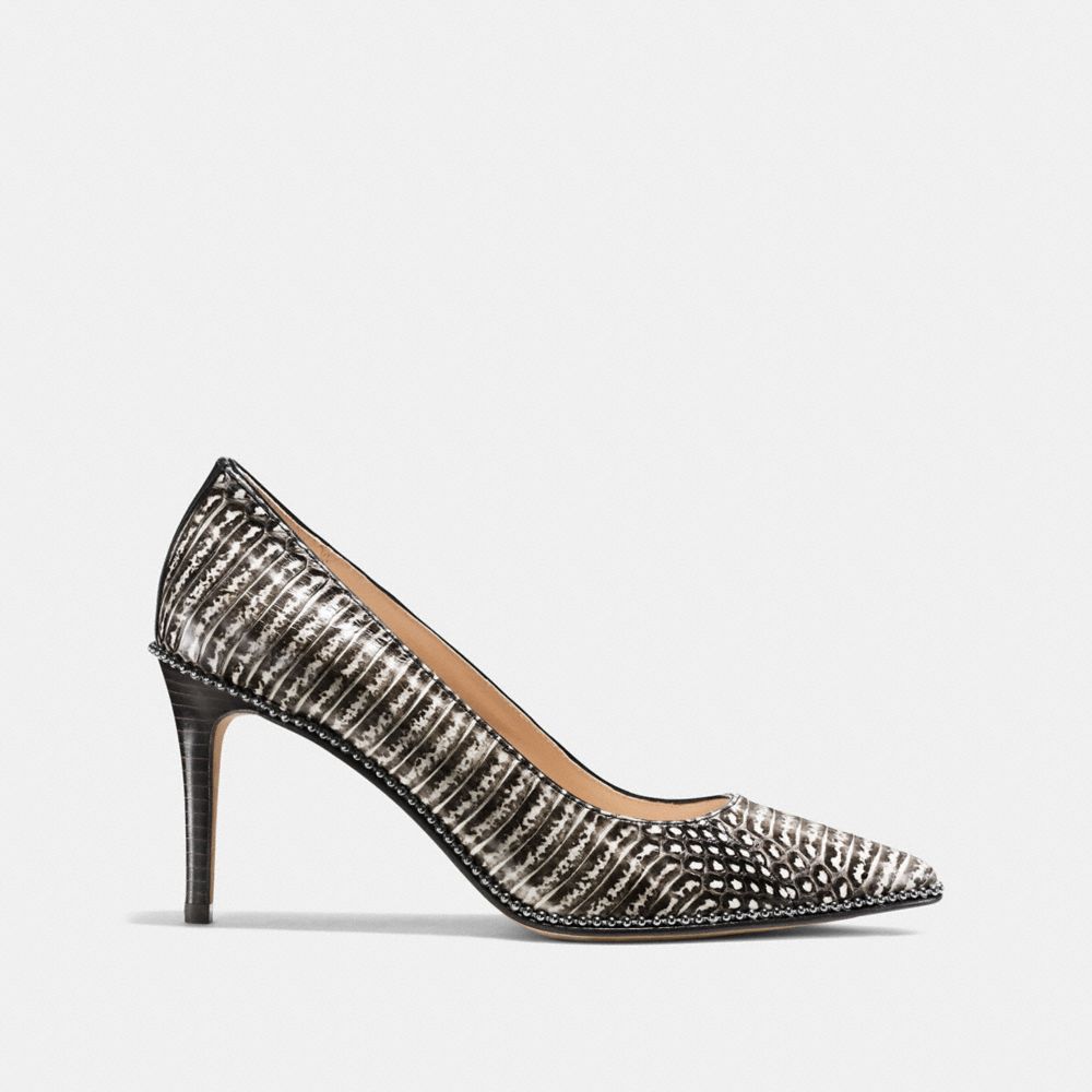 Smith Beadchain Heel In Snakeskin