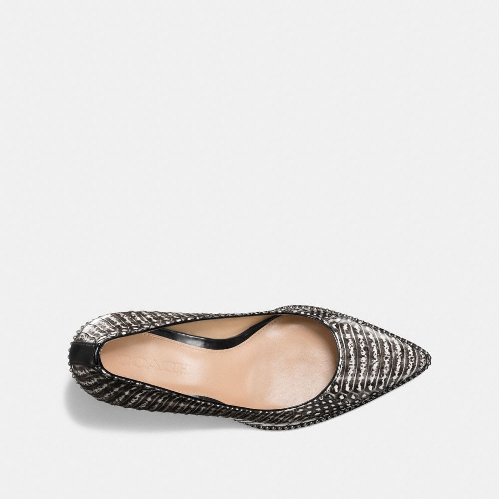 Smith Beadchain Heel In Snakeskin