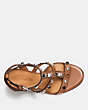 COACH®,ISABEL STUDDED SANDAL,Leather,Saddle,Inside View,Top View