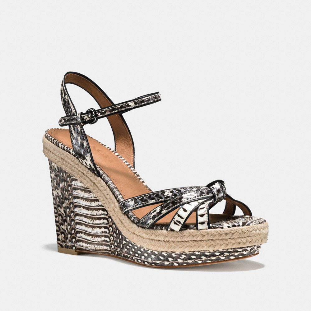 Dalton Snakeskin Espadrille