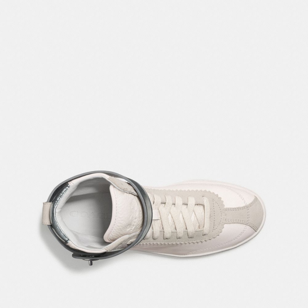 COACH®,C213 High Top Sneaker,,Inside View,Top View