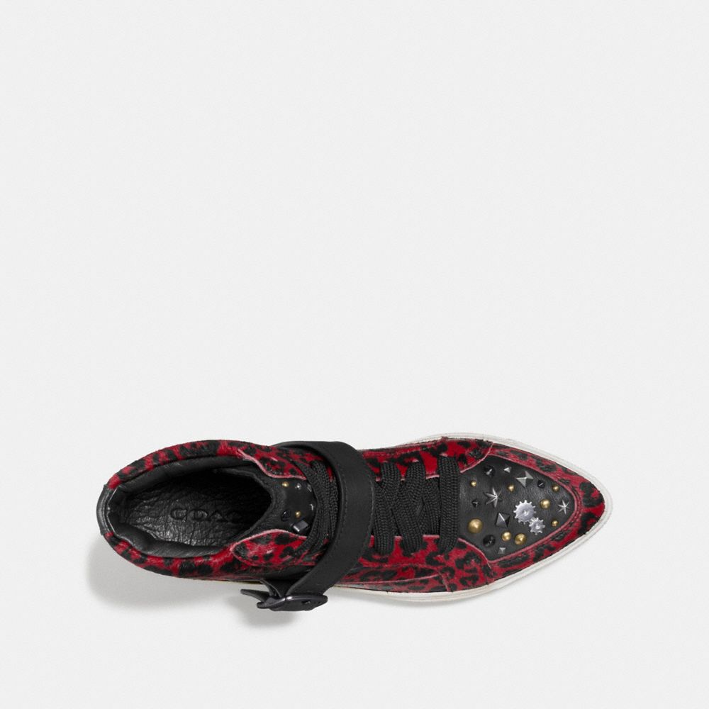 C203 High Top Sneaker With Studs
