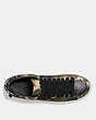 COACH®,CAMO C101 WITH STUDS,Leather,Green Black/Black,Inside View,Top View