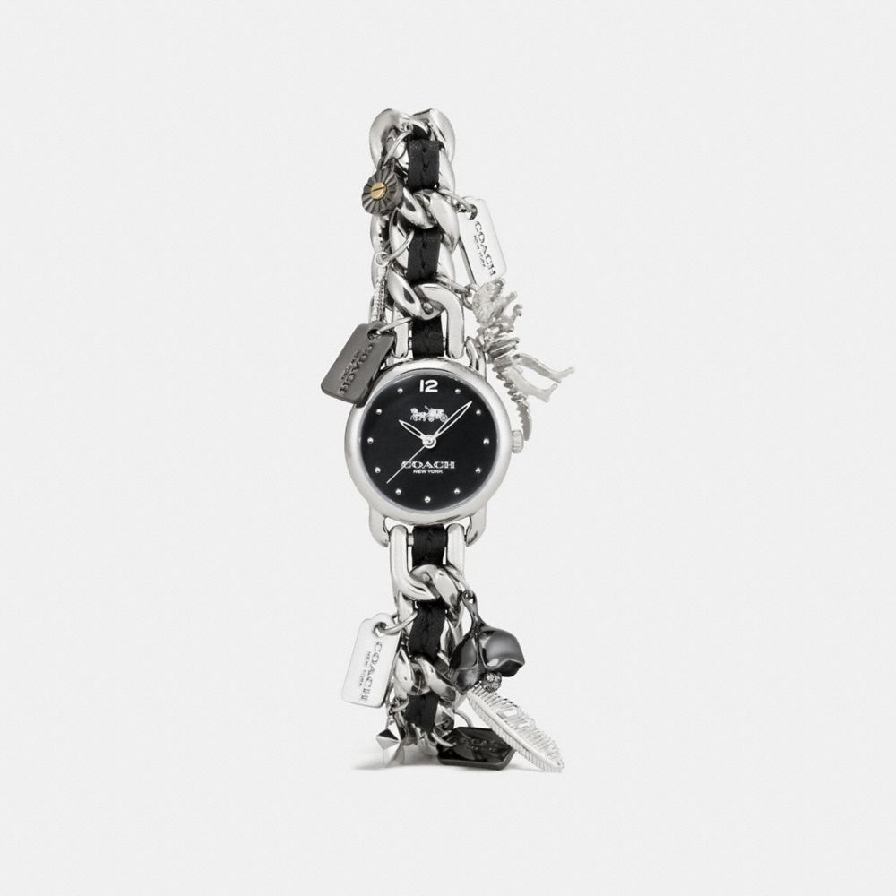 Coach delancey 2024 charm watch