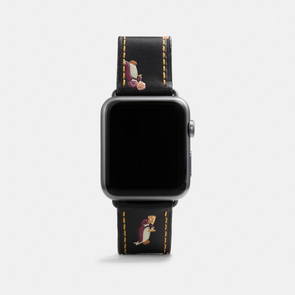 COACH®,Apple Watch® Strap With Prints,,Front View