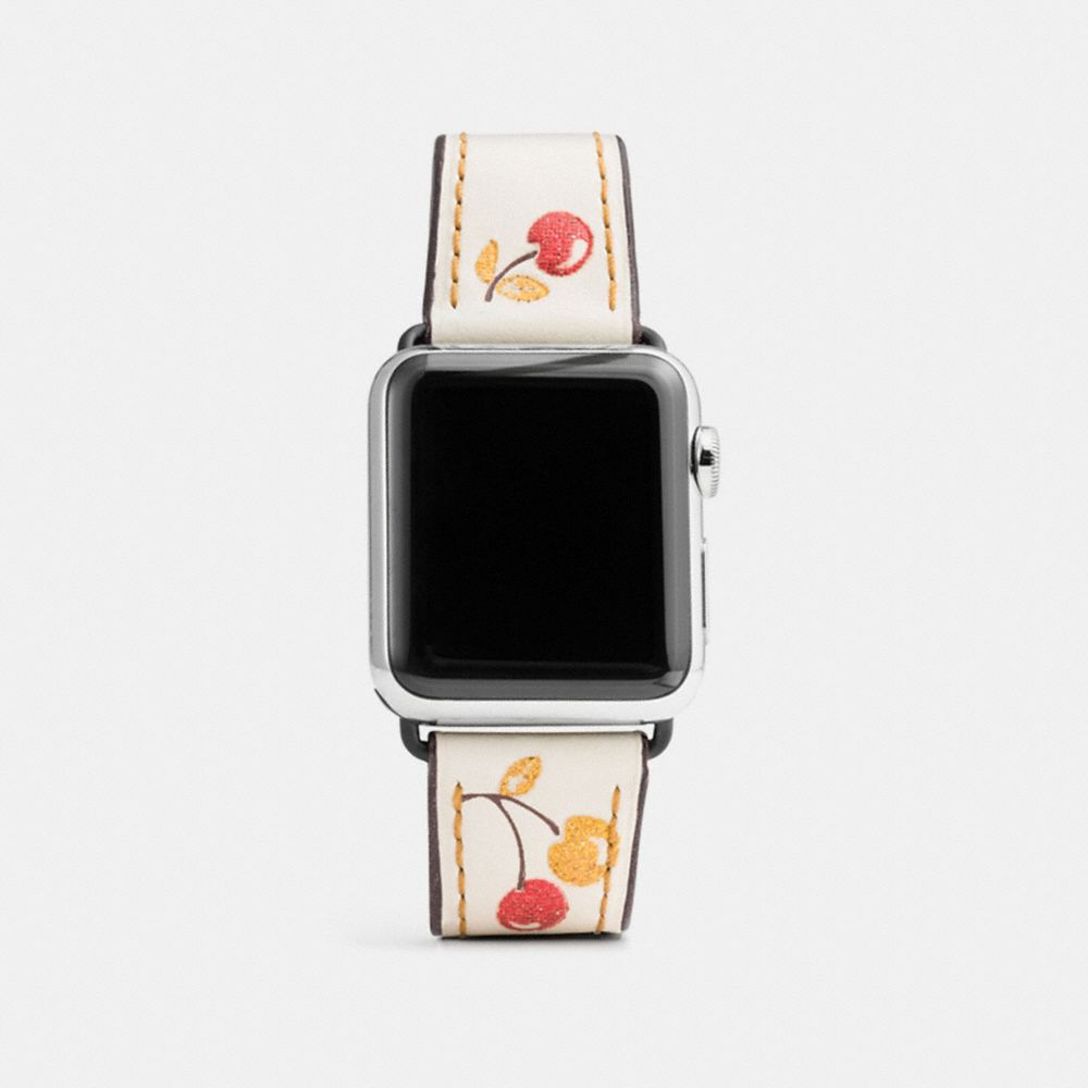 COACH®,Apple Watch® Strap With Prints,,Front View