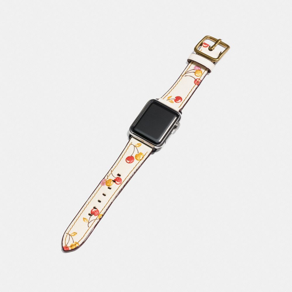 COACH®,Apple Watch® Strap With Prints,,Angle View