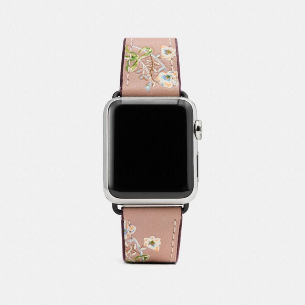 COACH®,Apple Watch® Strap With Prints,,Front View