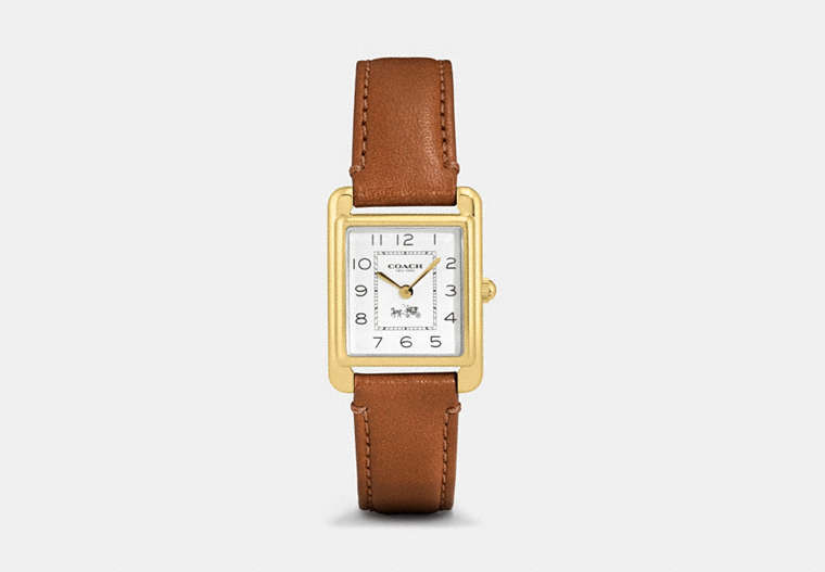 Page Gold Plated Strap Watch